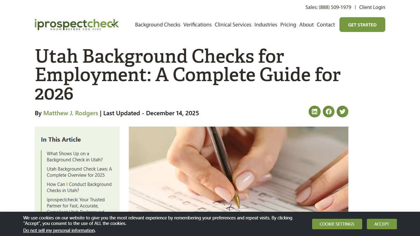 Utah Background Checks for Employment: A Complete Guide for 2026